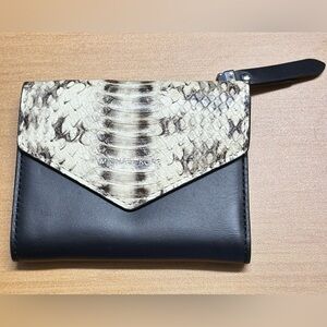 Michael Kors Snakeskin Leather Wallet